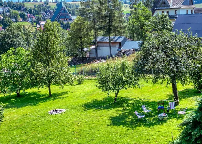 Apartament Góralska Ostoja prywatne wejście widok na Tatry